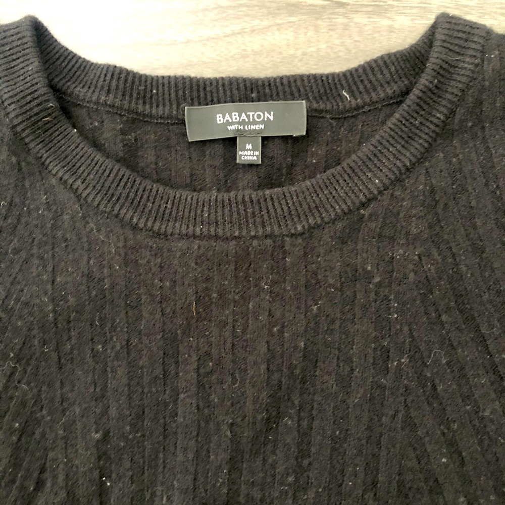 Cropped knit sweater- aritzia